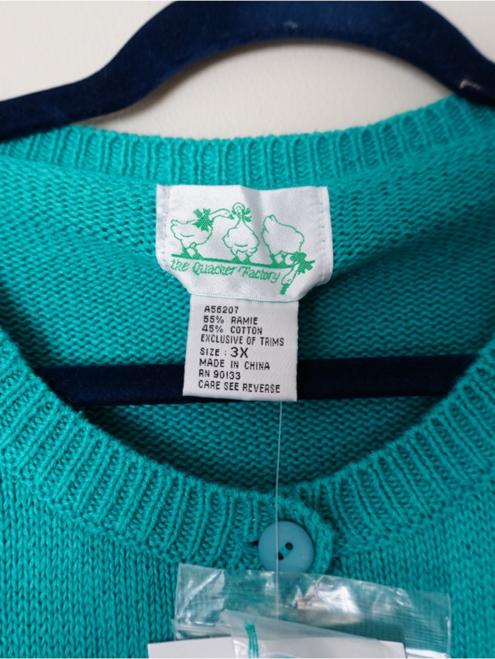 The Quaker Factory Embroidered Fish Ocean Button Cardigan - Picture 7 of 10